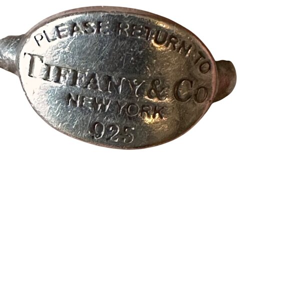Tiffany & Co Size 6 Sterling Silver 925 Return To Tiffany New York Ring Oval - Picture 10 of 14